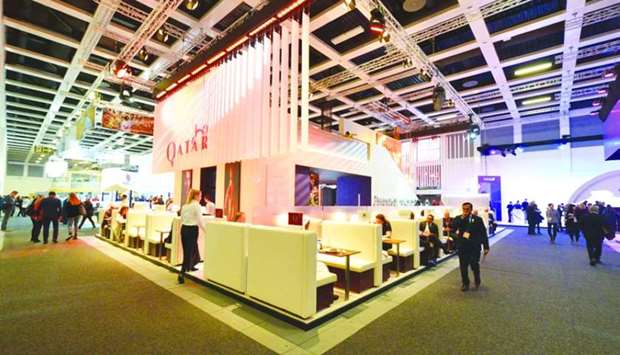 File picture of Qatar's participation in a previous edition of ITB Berlin.