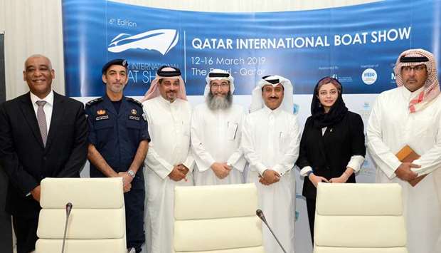 Officials at the QIBS 2019 press conference yesterday. PICTURE: Thajudheen