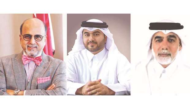 (From left) Dr R Seetharaman, Yousif al-Jaber and Abdullah al-Hammadi.