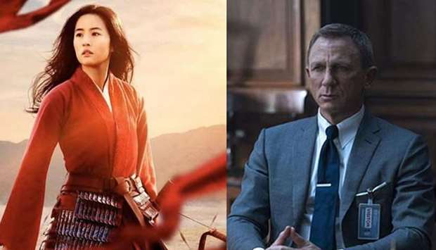 'Mulan' goes on, Bond waits as Hollywood tracks virus spread