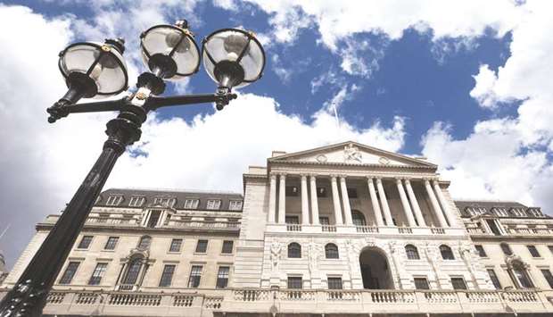 A view of the Bank of England building in London. The BoE said that at an extraordinary meeting on Tuesday u201cthe Monetary Policy Committee voted unanimously to reduce Bank Rate by 50 basis points to 0.25%u201d u2014 its biggest cut since the global financial crisis more than a decade ago.