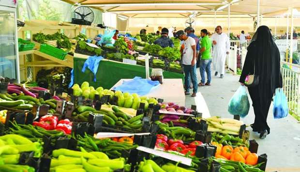 Fresh local vegetables displayed at a yard. PICTURE: Ram Chand.