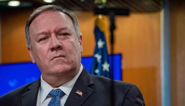 US Secretary of State Mike Pompeo delivers remarks to the media on March 5 in the Press Briefing Room, at the Department of State in Washington,DC.