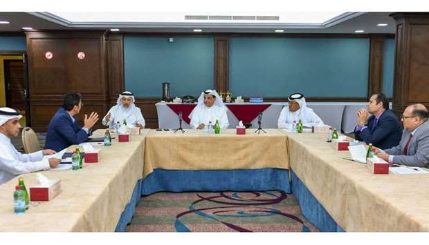 The meeting of Qatar Chamberu2019s Food Security and Environment Committee in session.rnrn