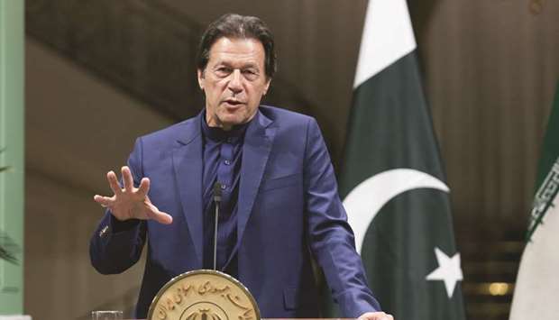 Pakistan Prime Minister Imran Khan ... prayers for peace