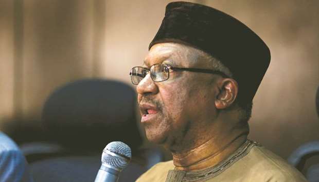 Nigeriau2019s Minister of Health Osagie Ehanire briefs the media on the status of the novel coronavirus Covid-19 in Abuja, yesterday.