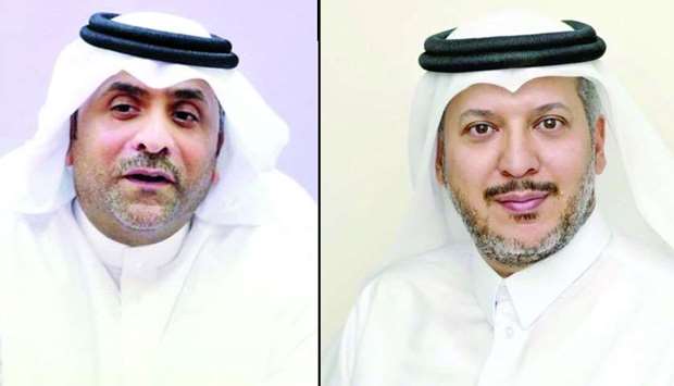 Ahmed al-Khulaifi (L), Dr Abdul Salam al-Qahtani