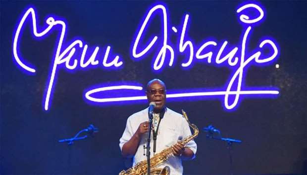 Cameroon jazz saxophonist Manu Dibango