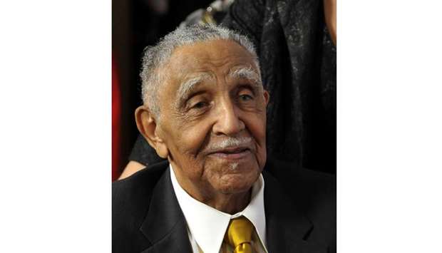 Joseph Lowery, during a gala event for the film ,Selma, in Goleta, California December 6, 2014