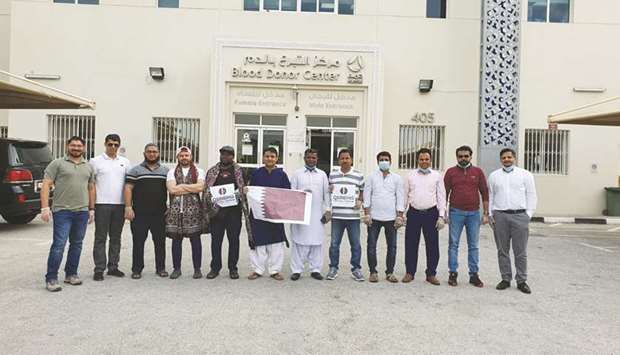 DRIVEN: Members of QSindhis, a community group of expatriates from the Sindh province of Pakistan, organised their first blood donation drive in collaboration with Blood Donor Centre of Hamad Medical Corporation.