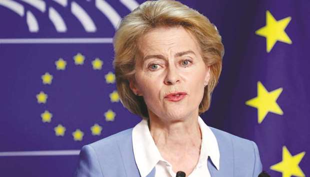 Ursula von der Leyen, the new European Commission president.