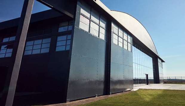 Hullavington Airfield campus where CoVent ventilators are to be manufactured by British technology company Dyson in Hullavington, Former Royal Airforce base, Britain