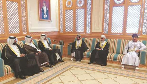 Members of the SJC delegation with Omani officials in Muscat.