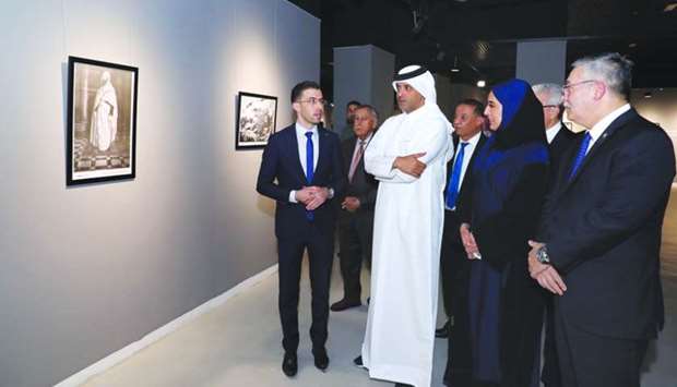 Dignitaries touring the exhibition