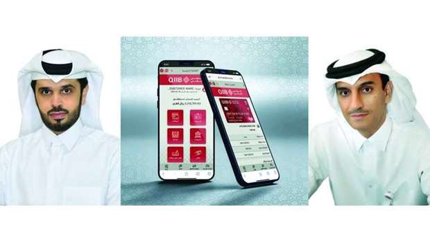Al-Jamal (right) and al-Meer. QIIB has launched 'Visual IVR', thus becoming the first bank in Qatar to provide this ultra-modern, technology-driven service to its customers