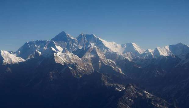 Mount Everest, the world's highest peak