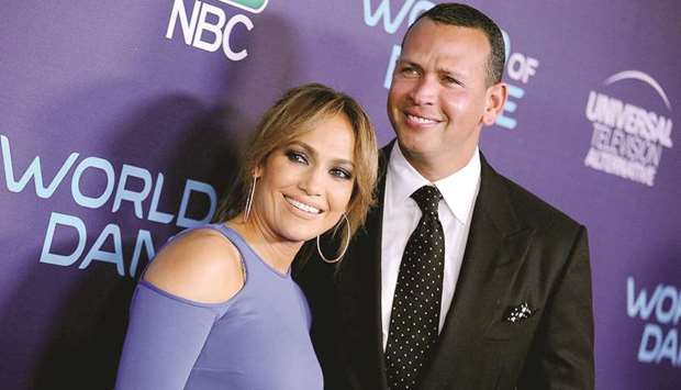 SPOTLIGHT: Jennifer Lopez (left) and Alex Rodriguez.