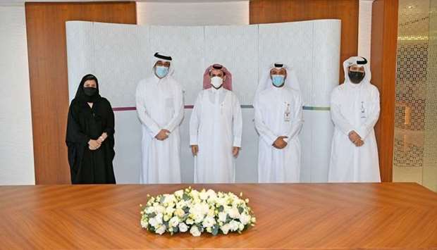 The agreements were signed between Ghanim Khalifa al-Attiyah, assistant president (Tax Affairs) GTA; Khalifa Nasser al-Rayes, Commercial Bank executive general manager (Government, Public Sector) and deputy head (Wholesale Banking), and Ali Hamad al-Mesaifri, chief, Human Resources and Administration, QIIB.