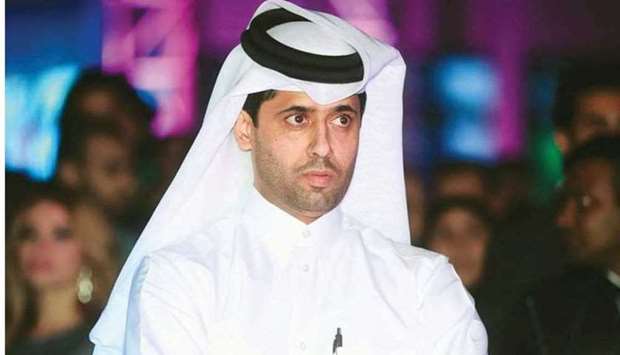 Qatar Tennis, Squash and Badminton Federation President Nasser al-Khelaifi