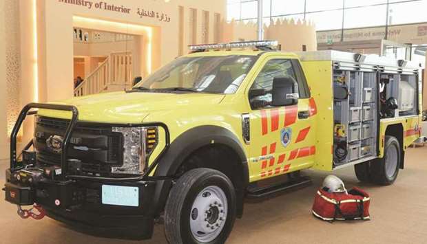 A rescue and rapid response vehicle displayed at Milipol Qatar 2021. PICTURE: Thajudheen