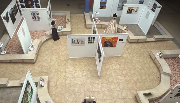 The exhibit highlights a wide selection of original fine art, photography, graphic arts, fashion & textile design, and 3D movie animation.