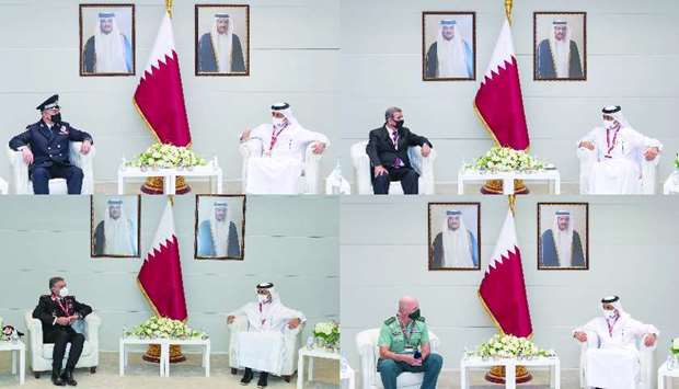 Lekhwiya chief meets participating ministers, officials at Milipol Qatarrnrn