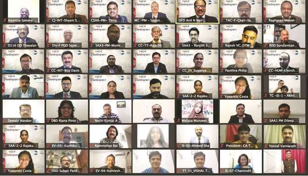 From the virtual conference.