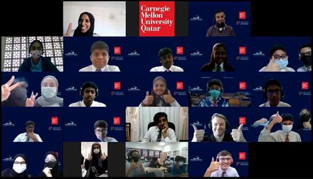 The event was moved online this year so that students could participate safely