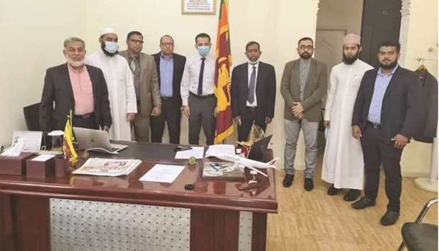 The Sri Lankan Community Welfare Federation Qataru2019s (CWF-Qatar) Exco members held a meeting with new Sri Lankan ambassador Mafaz Mohideen to welcome him to the country.