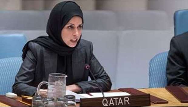 HE the Permanent Representative of the State of Qatar to the United Nations Ambassador Sheikha Alya 
