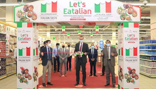 The event was officially inaugurated at LuLu Hypermarket, Al Gharafa branch, by Italian ambassador to Qatar Alessandro Prunas in the presence of Italian trade commissioner to Qatar Giosafat Rigano, regional director of LuLu Hypermarket Shaijan M O, regional manager Shanavas P M, officials from ITA, the Italian embassy and LuLu Hypermarket, and other dignitaries.