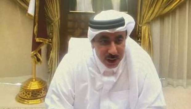 The Minister of Transport and Communications HE Jassim Saif Ahmed Al-Sulaiti participates in the virtual summit