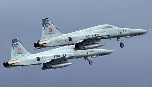 F-5E jets of Taiwanese air force. File picture