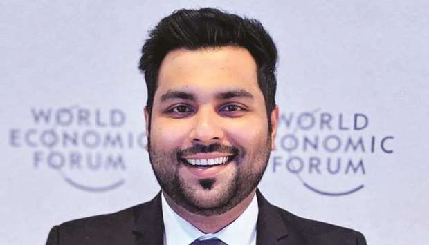 Neeshad Shafi, co-founder of Arab Youth Climate Movement Qatar (AYCMQA).rnrn