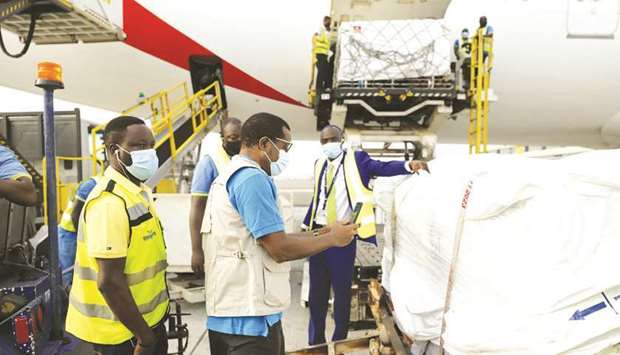 Vaccines land in Ghana, Cote D'Ivoire as part of Qatar-supported initiativernrn