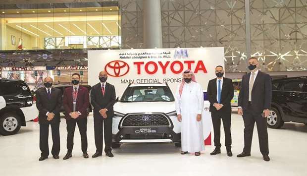 Dignitaries and officials at the launch of the all-new Toyota Corolla Cross.