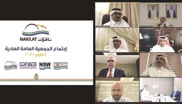 Nakilat has held its AGM virtually where shareholders were briefed about its solid business continui