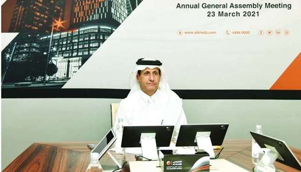 Sheikh Hamad bin Faisal bin Thani al-Thani, Al Khaliji chairman and managing director.