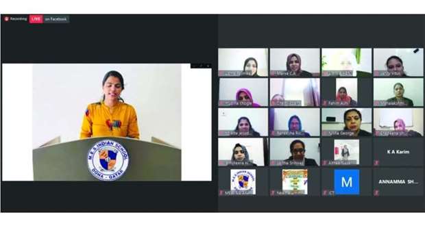 From the virtual ceremony.