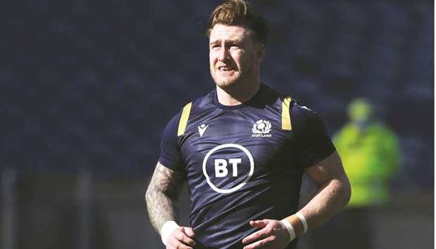 Scotlandu2019s captain Stuart Hogg.  (Reuters)