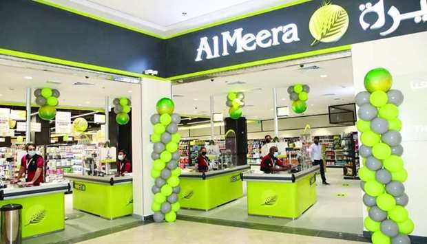 The new Al Meera branch at Al Asmakh Mall, Al Sadd.