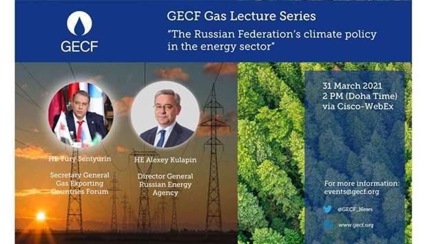 Featuring the director general of the Russian Energy Agency Alexey Kulapin, the lecture will highlight the steps the worldu2019s biggest energy exporter is taking to fight climate change.