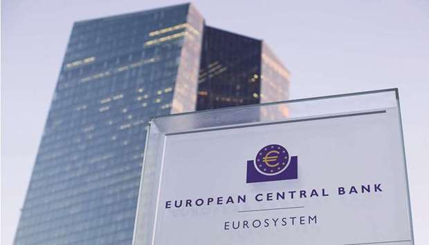 The European Central Bank headquarters in Frankfurt. ECB policymakers are downplaying concerns over rising bond yields, suggesting they can manage the risk to the euro-area economy with verbal interventions including a pledge to accelerate bond-buying if needed.