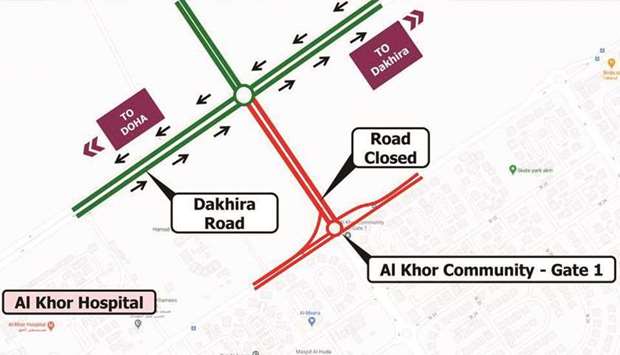 The closure in co-ordination with the General Directorate of Traffic, is to to allow road works.
