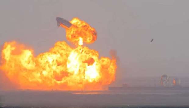 SpaceX Starship SN10 explodes after liftoff at South Padre Island, Texas