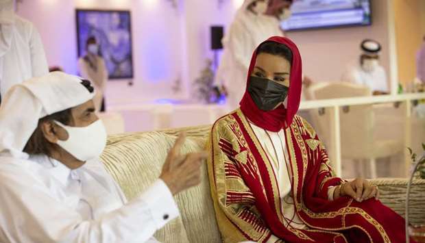Father Amir, Sheikha Moza attend Longines Global Champions Tour Final

