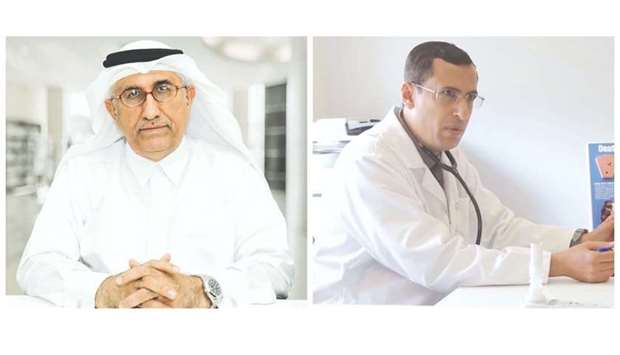 Dr Ahmad al-Mulla, left, and Dr Jamal Abdullah