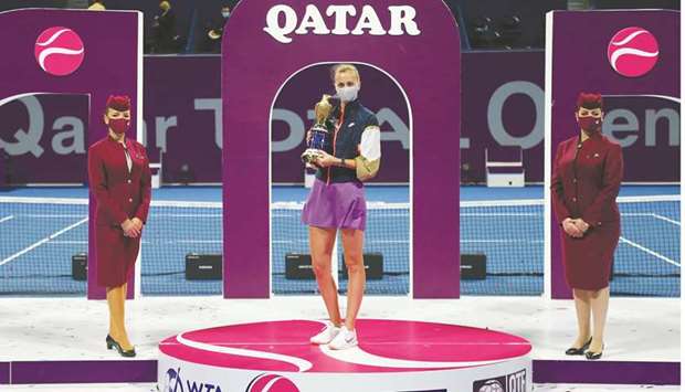 Qatar Airways and Qatar Duty Free (QDF), the Official Airline and Retail Sponsor of the Qatar Total Open 2021, congratulate Petra Kvitova on being crowned the winner of the Womenu2019s Tennis Association (WTA) event in Doha after her 6-2, 6-1, victory in Saturdayu2019s final.