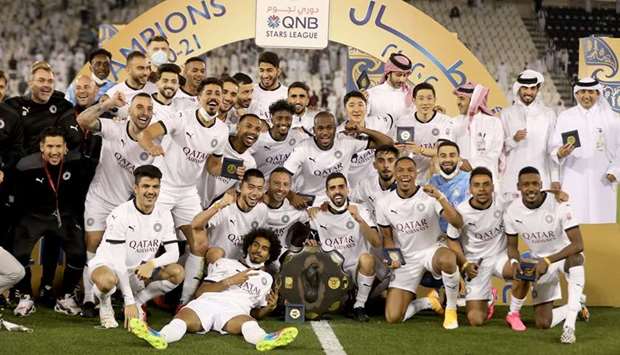 Al Sadd deservedly emerged as the 2020-21 QNB Stars League champions after they beat Umm Salal 3-0 Sunday, a result that meant they could not be overtaken irrespective of the results of their remaining four matches.