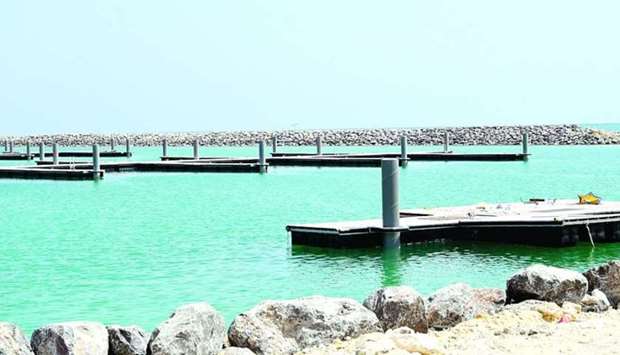 A file picture of mooring berths at Al Wakra port